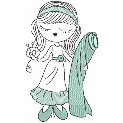 Stickdatei - Sewing Girl 6